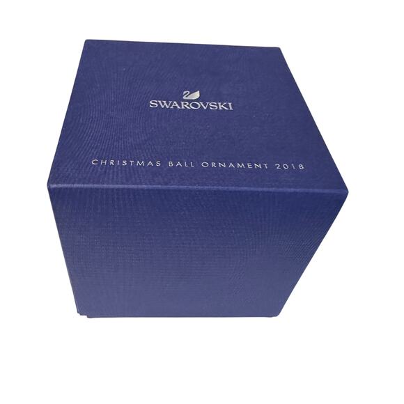 Swarovski Crystal 2018 Christmas Ball Ornament 5377678 Candle With Box - Picture 5 of 5